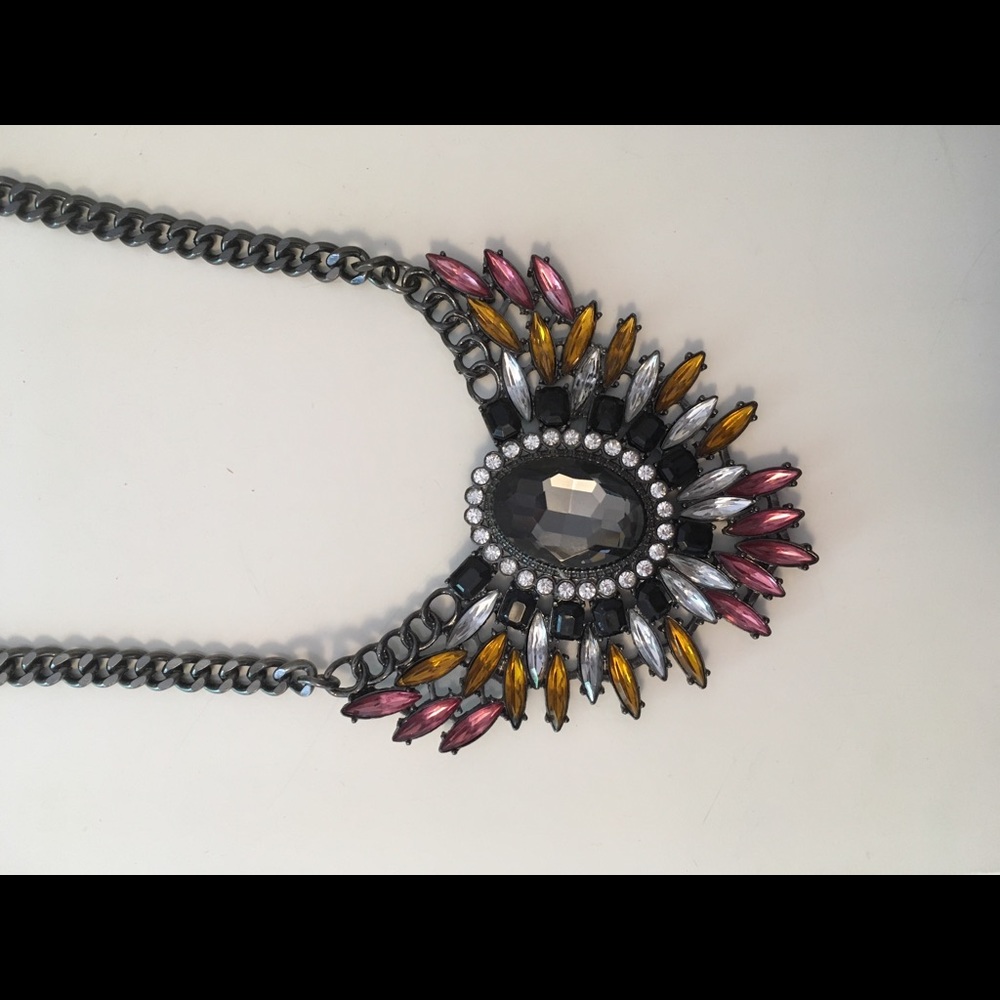 Edgy statement necklace